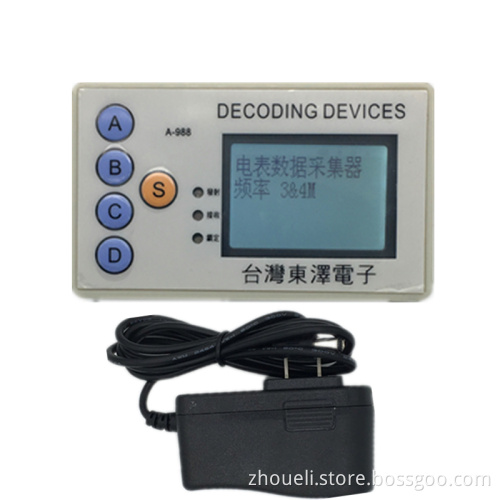 Car unlocking device Code grabber Decoding device Code reader and scanner Garage remote copy